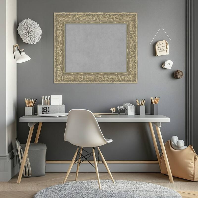 Amanti Art Luxe Antique Silver Framed