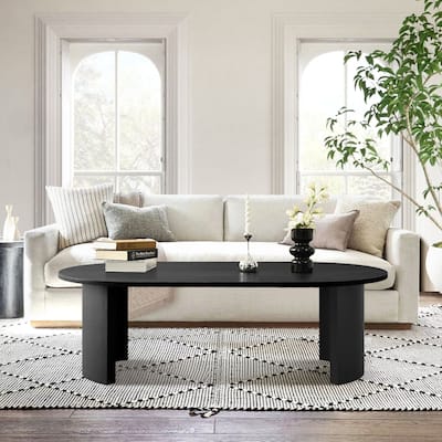 51" Large Oval Coffee Table