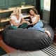 preview thumbnail 35 of 66, Jaxx Cocoon 6 Ft Giant Bean Bag Sofa and Lounger for Adults, Microsuede