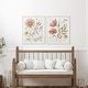 preview thumbnail 1 of 2, Paragon Full Bloom I Framed Art - Set of 2 2-piece Set