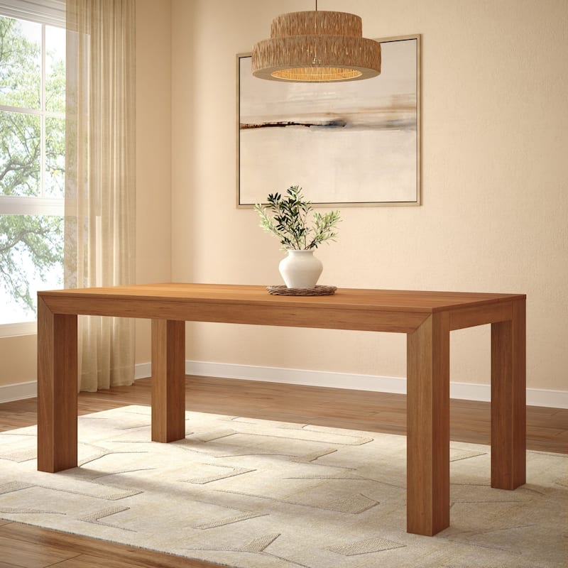 Plank and Beam Rectangular Modern Dining Table - 72"