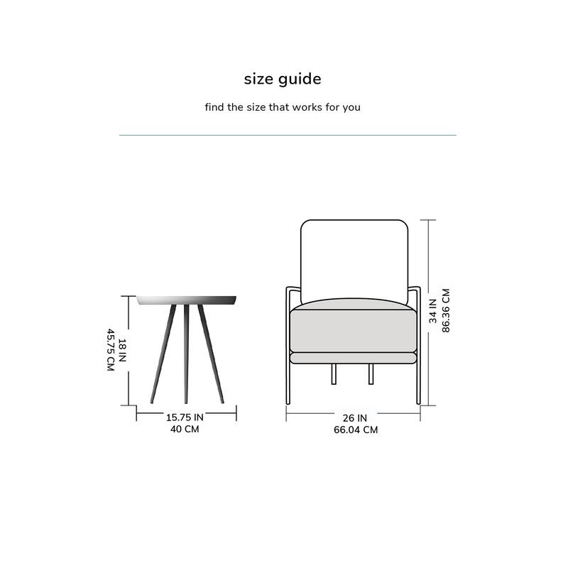 MH London Chevery Tri-Pin Side Table - Walnut