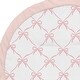 preview thumbnail 3 of 2, Sweet Jojo Designs Pink Bows Girl Baby Tummy Time Playmat - Blush Bow for the Ballerina Ballet Dancer Princess Collection