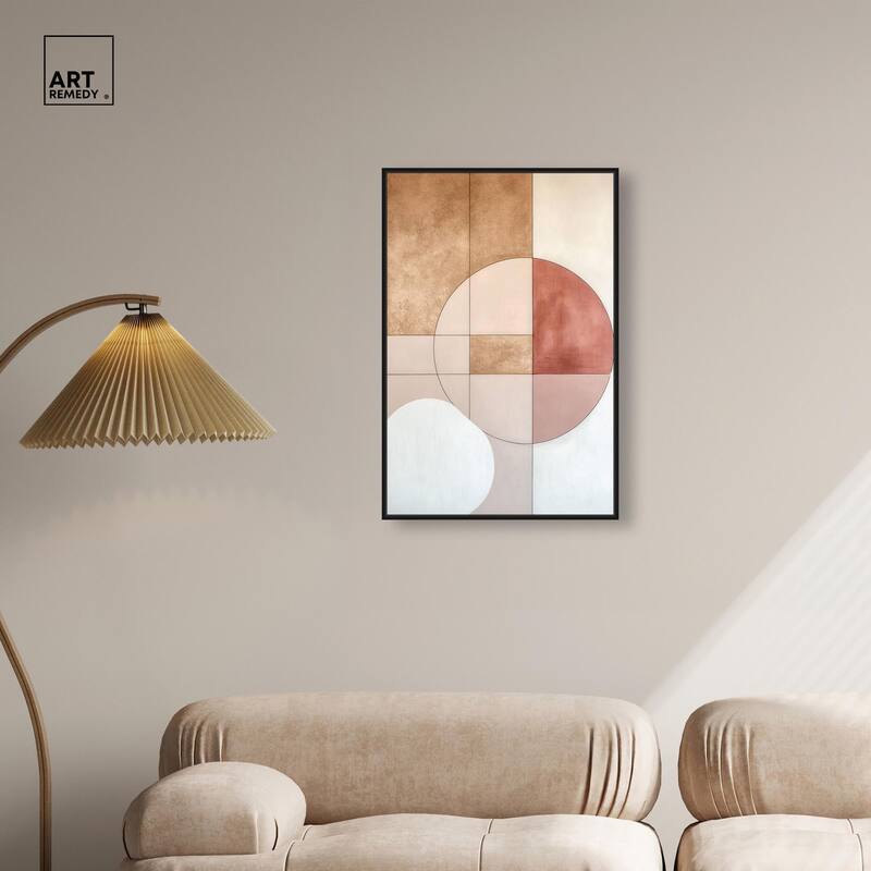 Modernist Circles II Canvas by Art Remedy