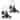 Dusk to Dawn Waterproof Farmhouse Gooseneck Wall Lights - Perfect for Outdoor Porches & Garages (Set of 2 No bulbs)