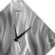 preview thumbnail 4 of 5, Statements2000 Modern Metal Wall Clock Art Silver Decor by Jon Allen - Final Countdown - 17" x 17"
