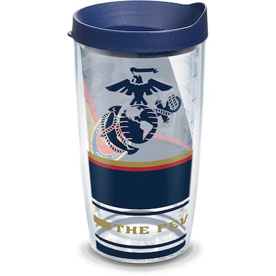 Tervis Marines Forever Proud Made in USA Double Walled Insulated Travel Tumbler, Classic