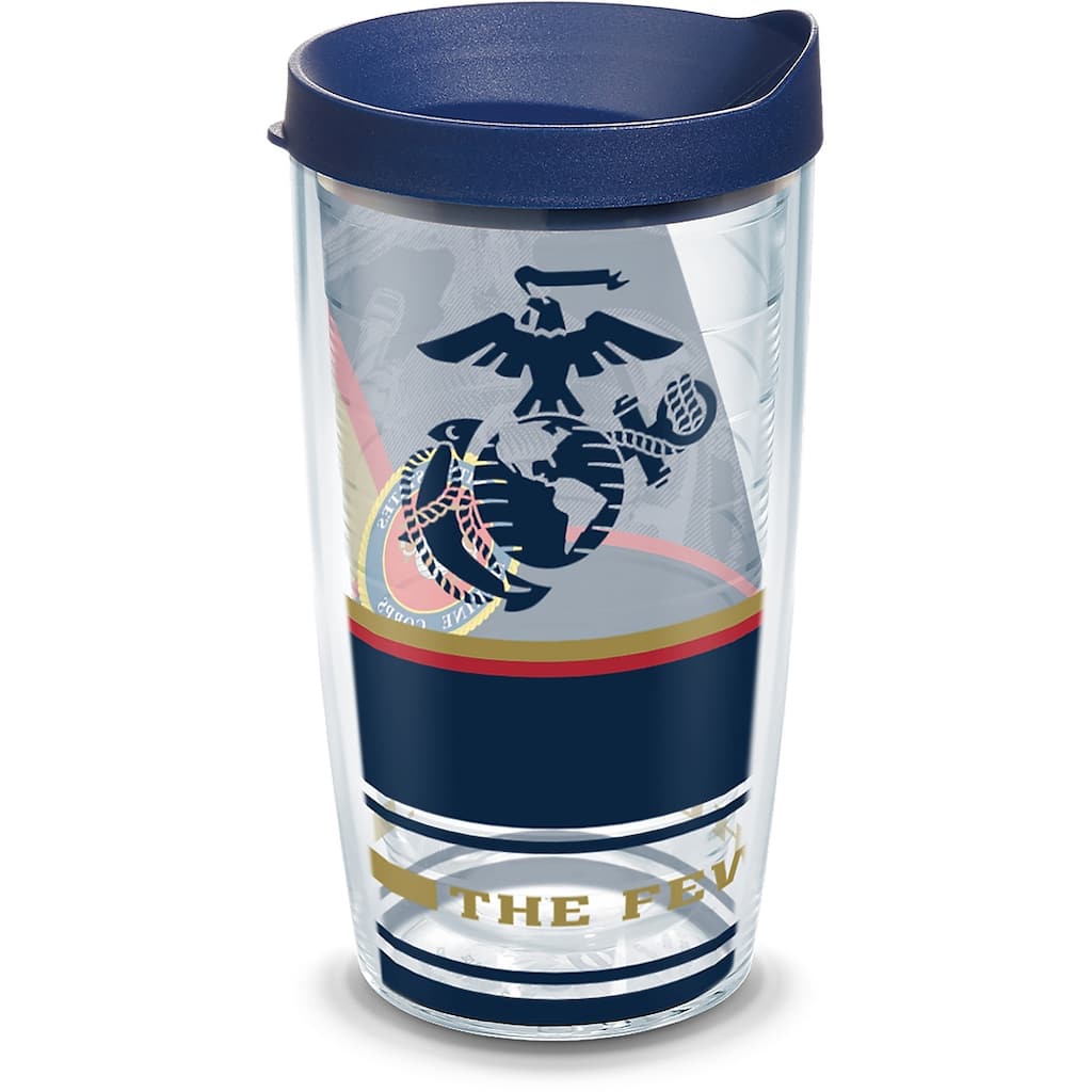 Tervis Marines Forever Proud Made in USA Double Walled Insulated Travel Tumbler, Classic