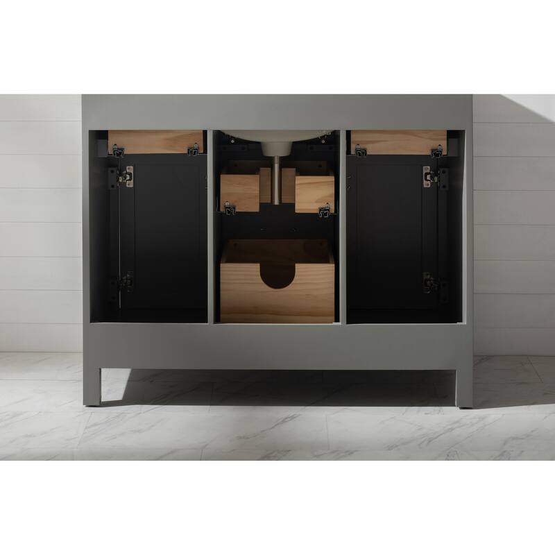 Valentino 42" Single Vanity in Grey