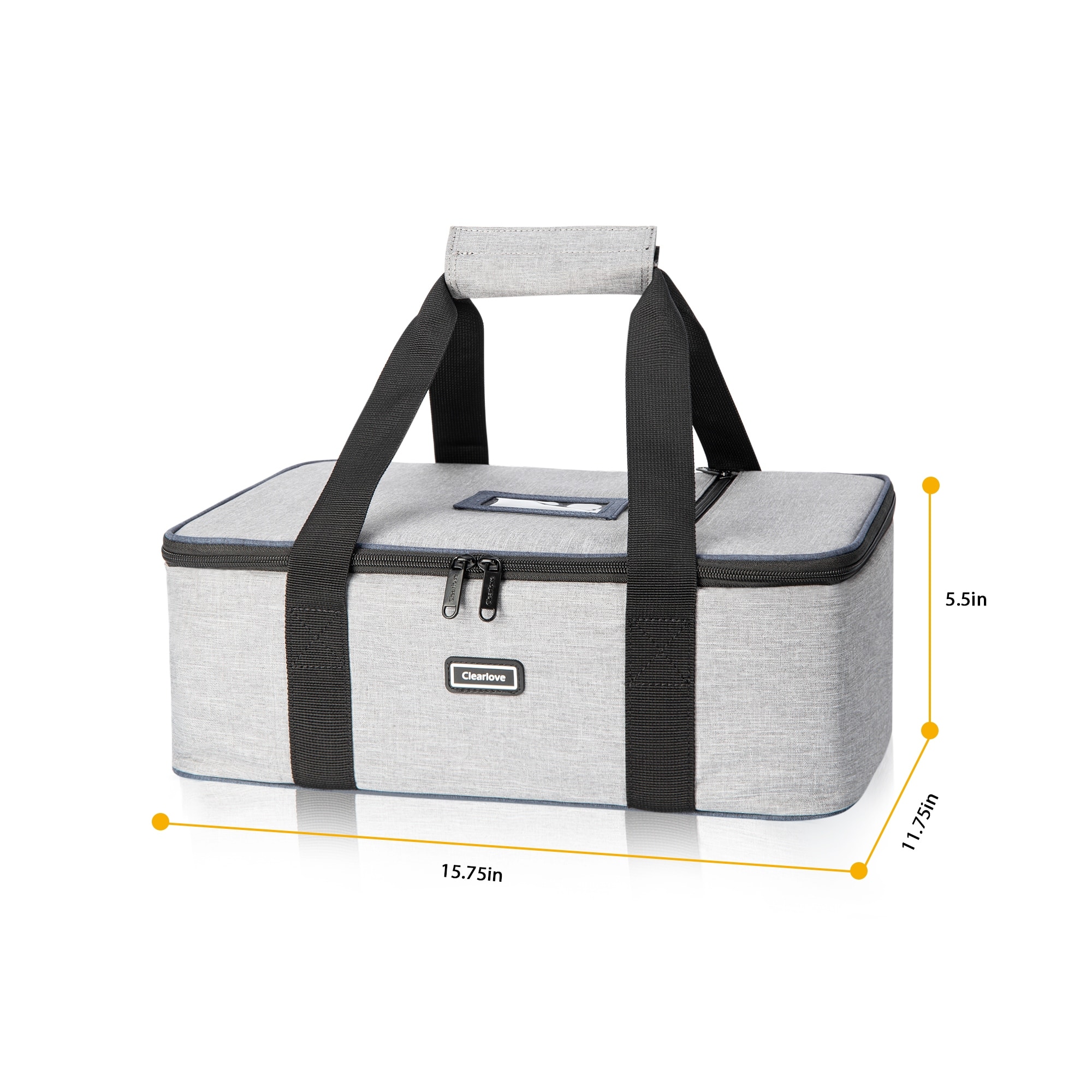 Insulated Casserole Carrier, Thermal Lunch Container for Hot Food