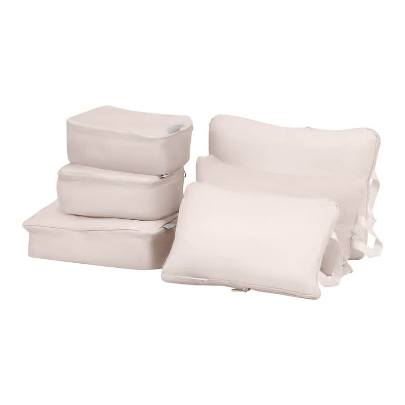 6 Set Travel Bag for Storage,Lightweight Travel Essentials,Travel Accessories for Travel Toiletry Bag Sets 15.5*12*4in