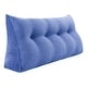 preview thumbnail 127 of 182, WOWMAX Large Reading Wedge Headboard Pillow for Bed Rest Back Support