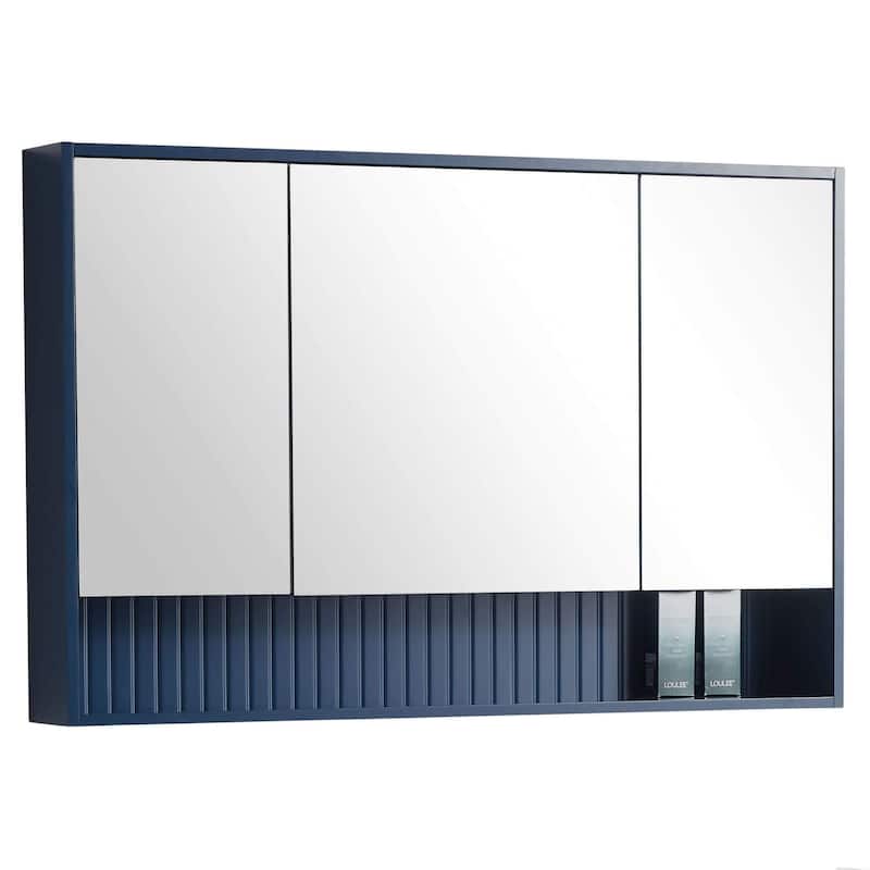 Venezian Medicine Cabinet - 45" - Navy Blue