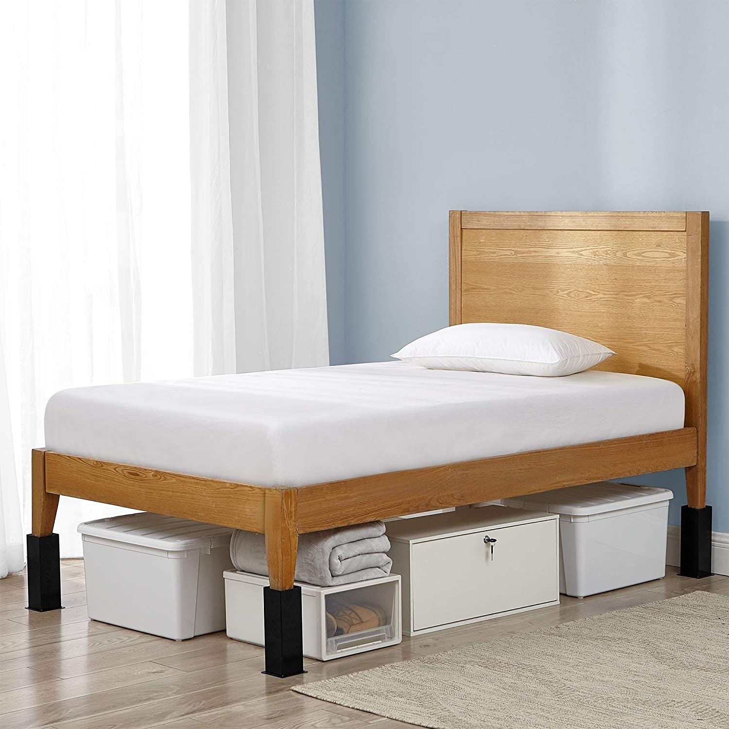 Carbon Steel Bed Risers - 8" Lift