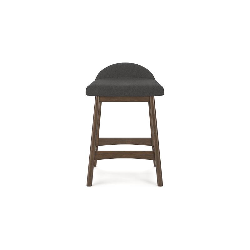 Signature Design by Ashley Lyncott Upholstered Counter Height Bar Stool (Set of 2) - 19"W x 20"D x 29"H