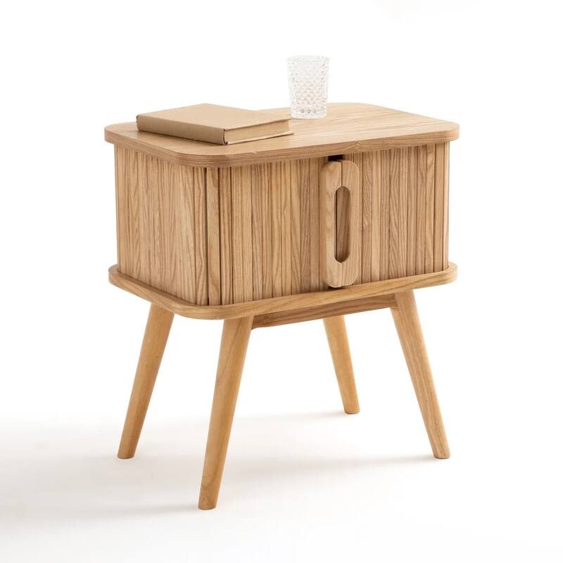 Wapong Bedside Cabinet - Cream
