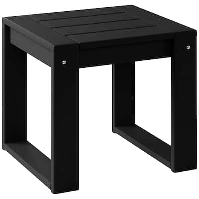 Polytrends Endless Outdoor Patio Poly Plastic End Table