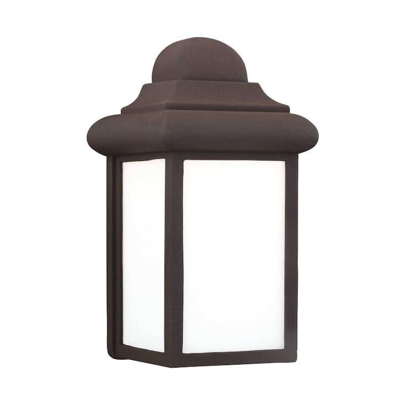 Roseto Kankakee Single Light 9" Tall Outdoor Wall Sconce - Bronze
