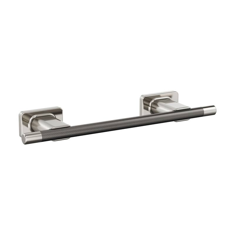 Amerock BH26616 Esquire 13-5/8" Towel Bar - Polished Nickel / Gunmetal