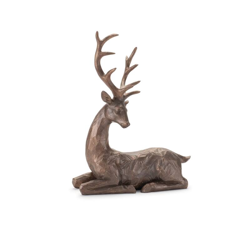 Winter Deer Figurine (Set of 2) - N/A