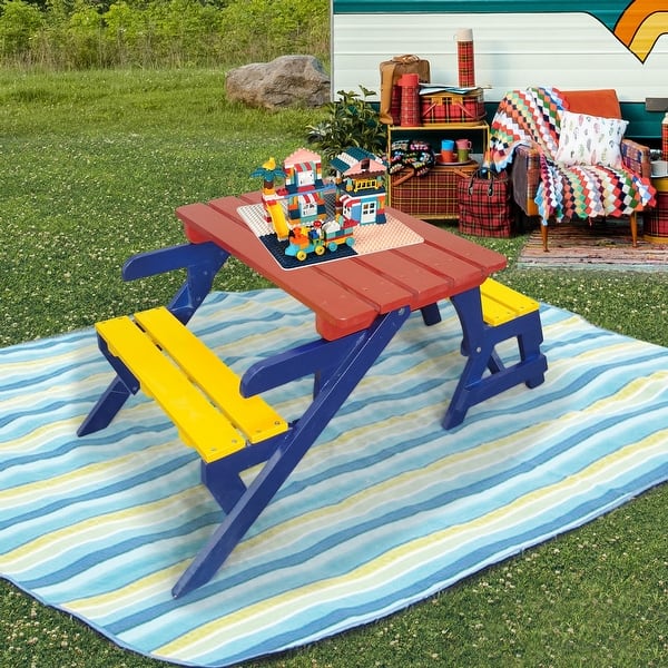 slide 2 of 11, Kid's Multi-Functional Chair blue+red+yellow