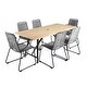 preview thumbnail 2 of 3, 7-Piece Patio Dining Set - Avery Collection - Conversation Set