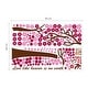 preview thumbnail 4 of 3, Walplus Huge Pink Tree Classic Live Laugh Love Quote Home Wall Sticker