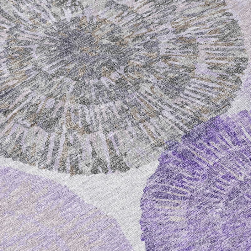 Machine Washable Indoor/ Outdoor Contemporary Devaughn Chantille Rug