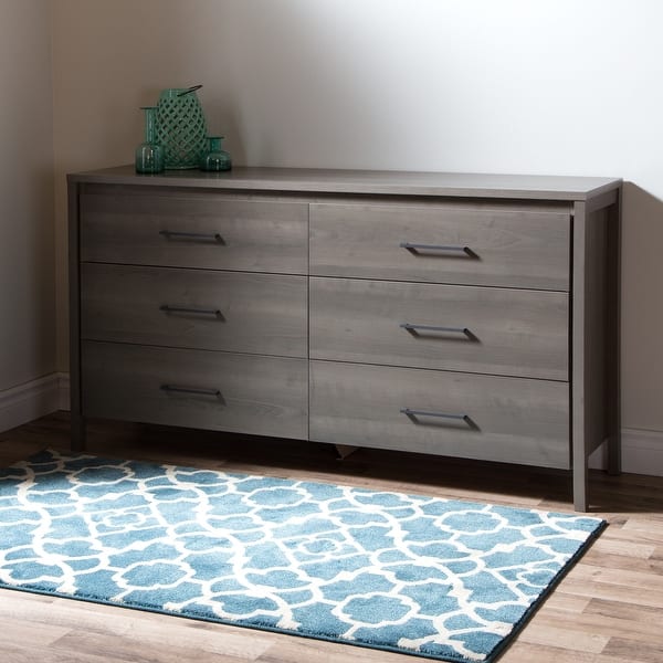 south shore grey dresser South Shore Cotton Candy 3-Drawer Soft Gray Dresser 12138