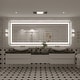 preview thumbnail 14 of 84, Extra Large Black Frame LED Bathroom Vanity Mirror with 3 Years Warranty and UL Certified