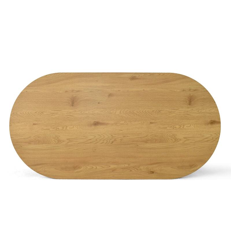 67" Pedestal Dining Table - Oak