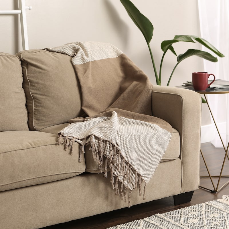 Urban Cityscape Border Throw 50x60