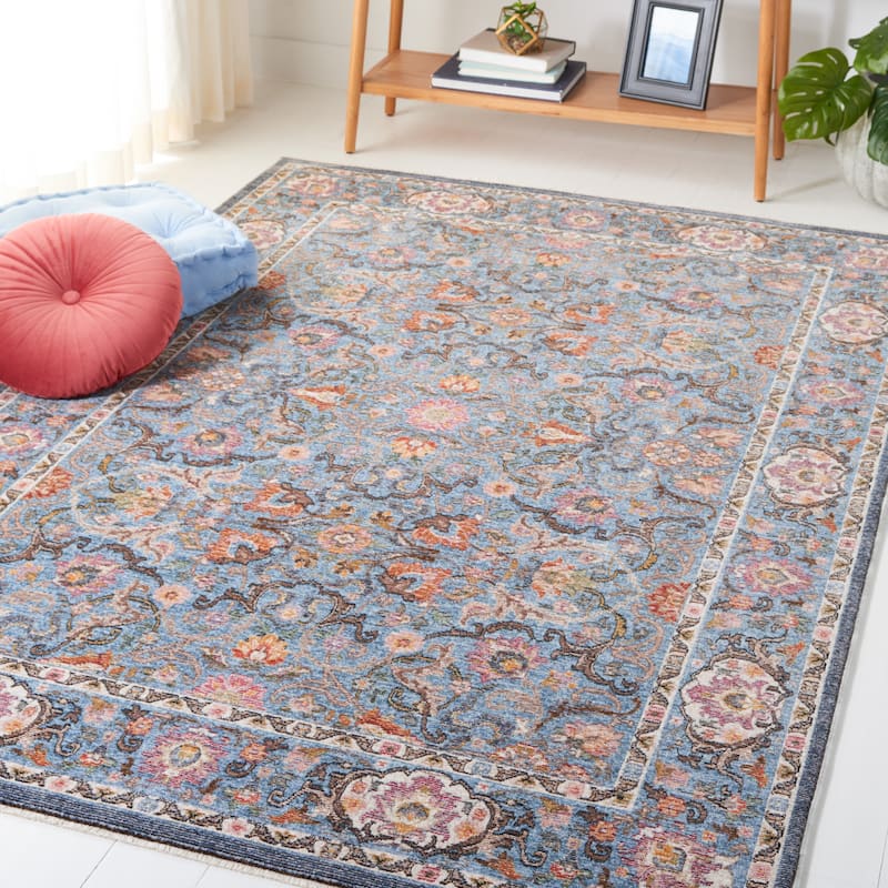 SAFAVIEH Crimson Cisca Oriental Rug - 4' x 6' - Blue/Black