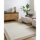 preview thumbnail 1 of 5, Livabliss La Puna Cottage Border Area Rug Tan/Beige - 2' x 3'
