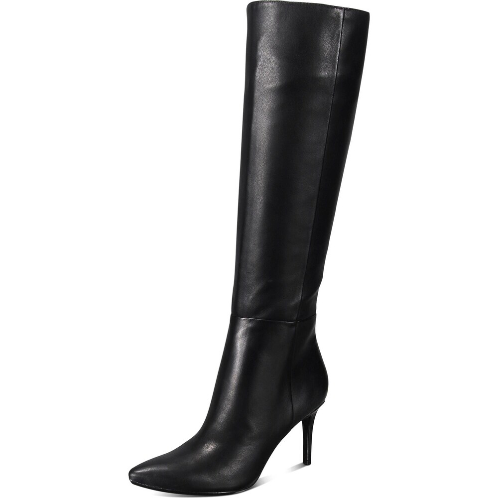 calvin klein tall black boots