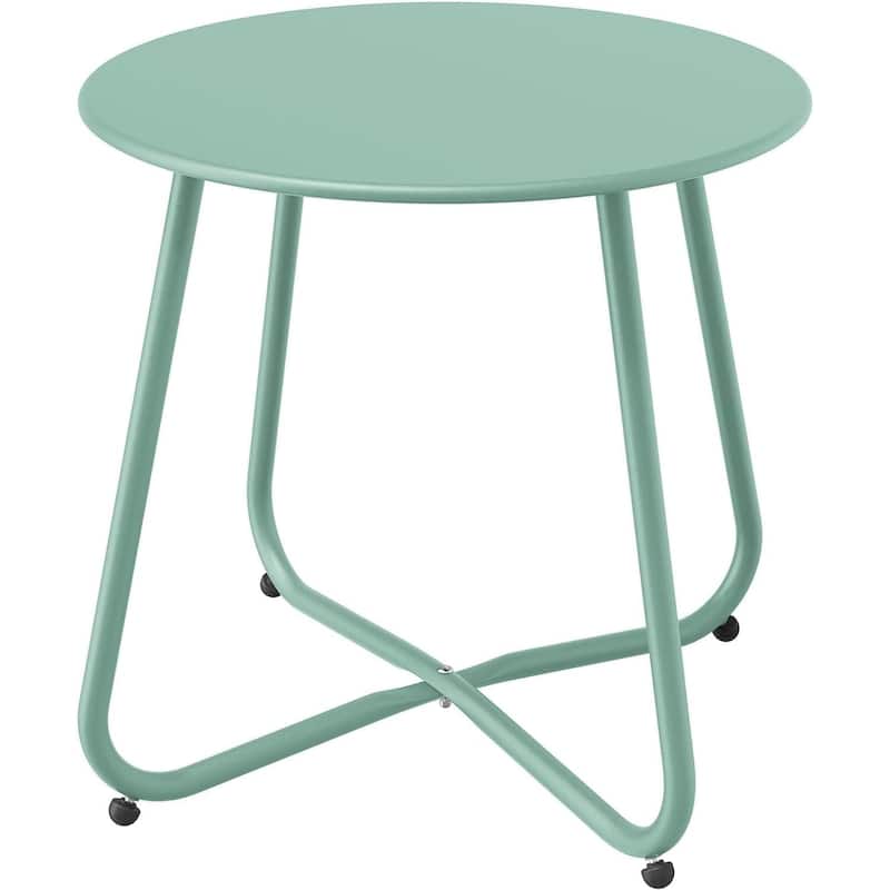 18" or 28" Round Outdoor Side Table End Table Coffee Table