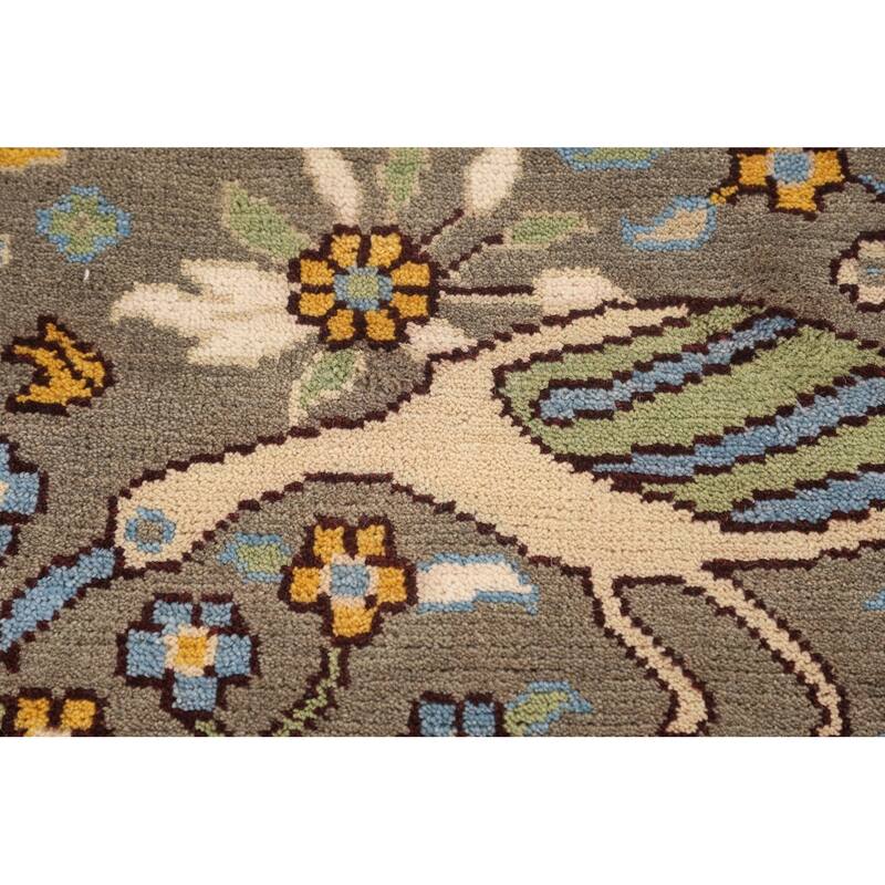 Animals Design Ziegler Indian Foyer Rug Handmade Wool Carpet - 2'11"x 5'1"