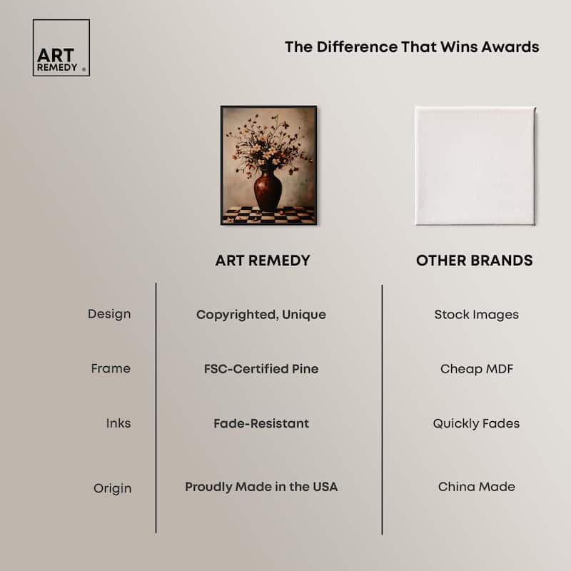 Antique Anthos Aria Canvas by Art Remedy