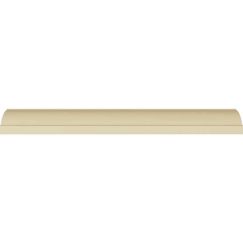 Tyrone Smooth Crown Moulding - 1 1/2"H x 1 1/2"P x 2 1/4"F x 94 1/2"L