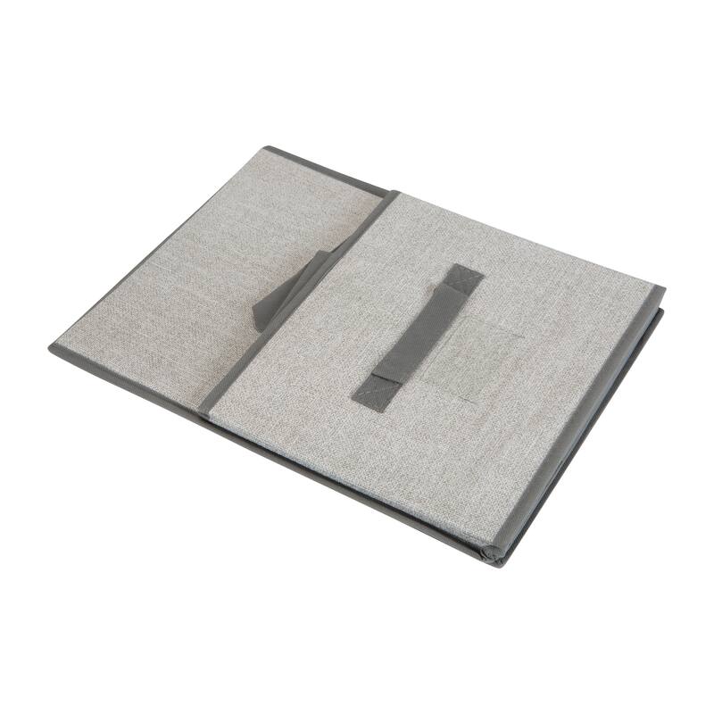 Simplify Large Storage Box in Heather Grey - 12"x 16"x 10"