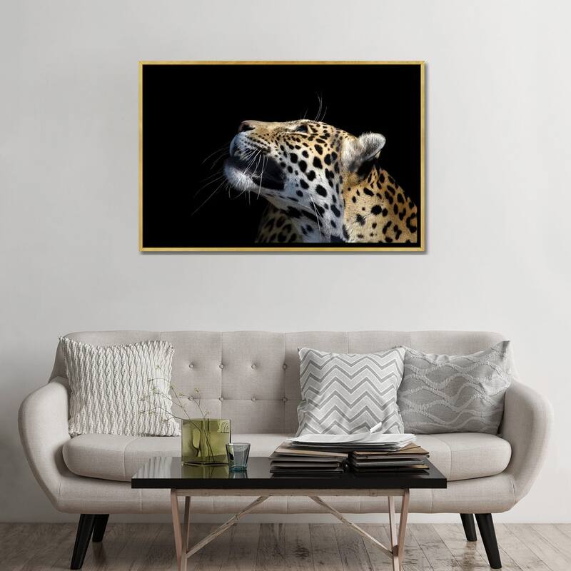 iCanvas "African Leopard" by Adrian Vieriu Framed
