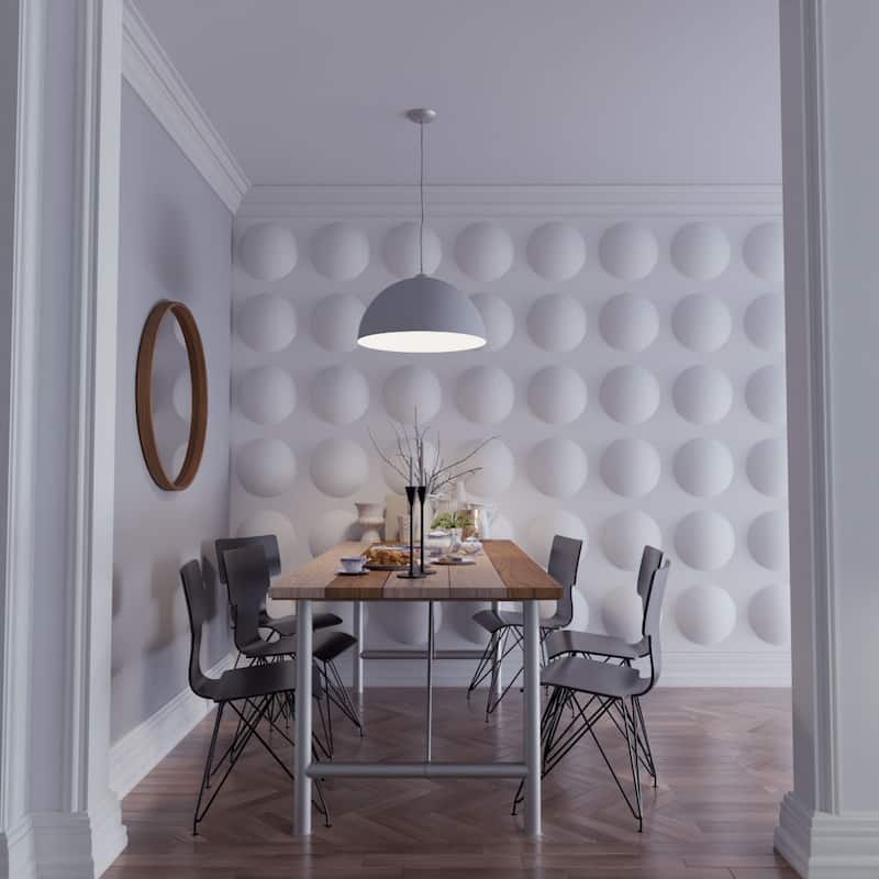 19 5/8"W x 19 5/8"H Sloane EnduraWall Decorative 3D Wall Panel