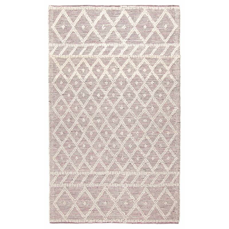 ECARPETGALLERY Braid weave Sienna Grey Wool Rug - 4'11 x 8'1 - Grey - 4'11 x 8'1