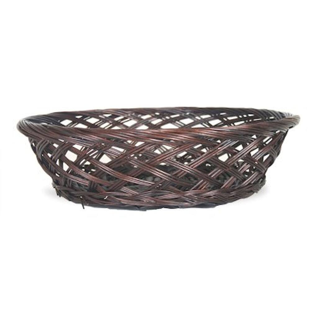 Open Weave Round Bread Basket