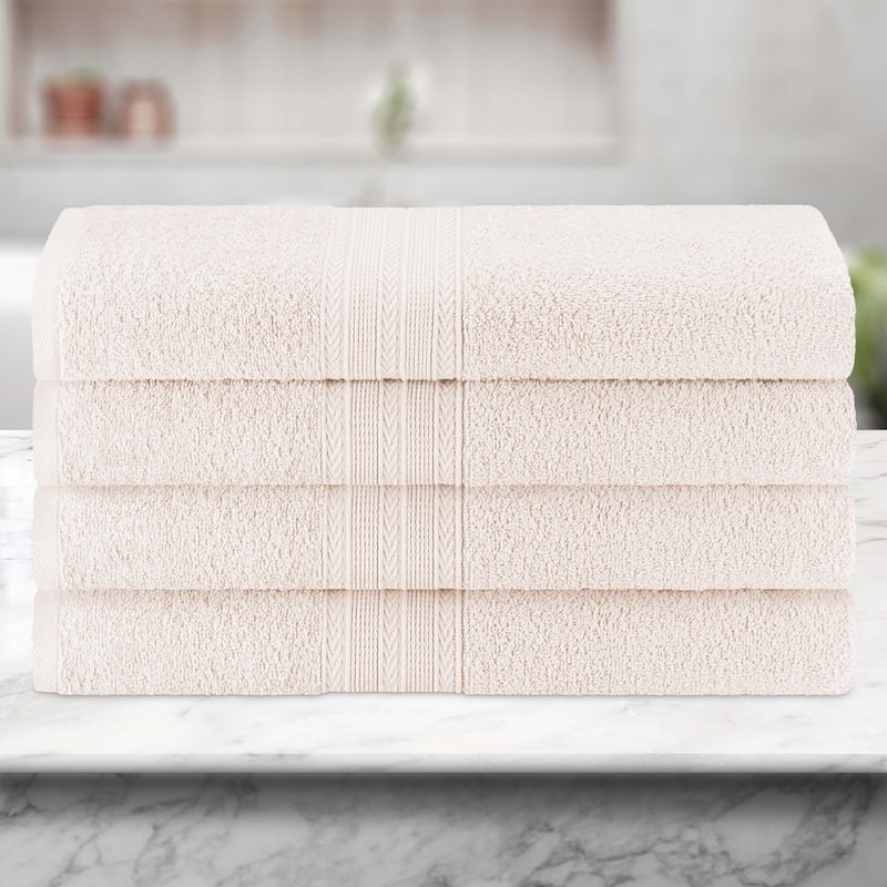 Eco-Friendly Sustainable Cotton Bath Towel by Superior (Set of 4)