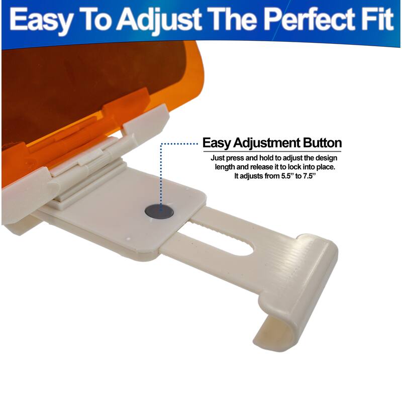 Car Sun Visor XL Extender - Universal 2 In 1 Anti-Glare HD Driving Visor for Day & Night Vision