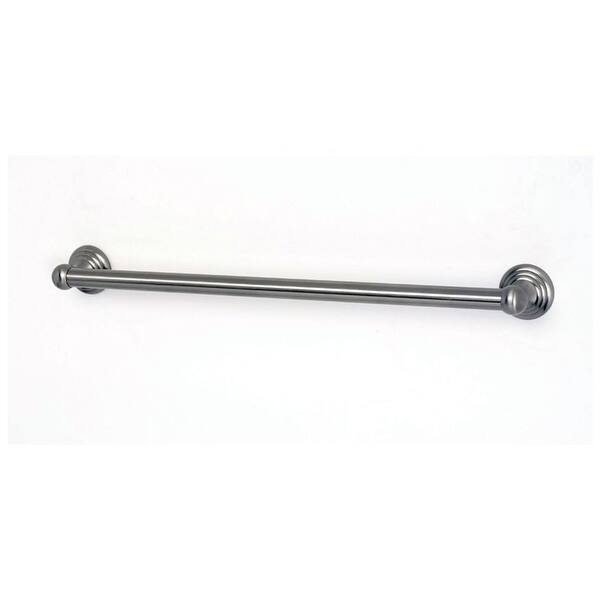 slide 2 of 2, Alno Embassy Series 24" Long Decorative Traditional Bathroom Shower Satin Nickel