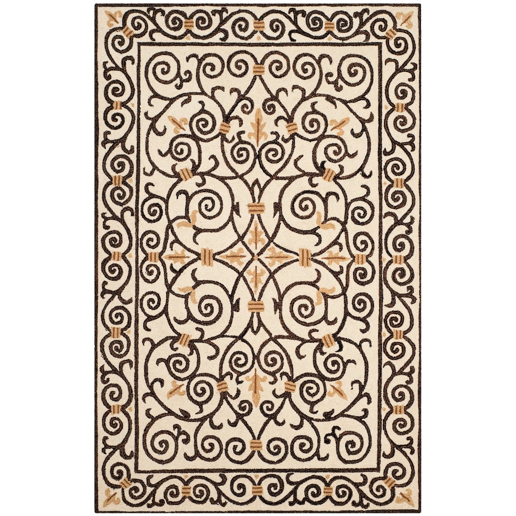 SAFAVIEH Hand-hooked Chelsea Joba Country Oriental Wool Rug