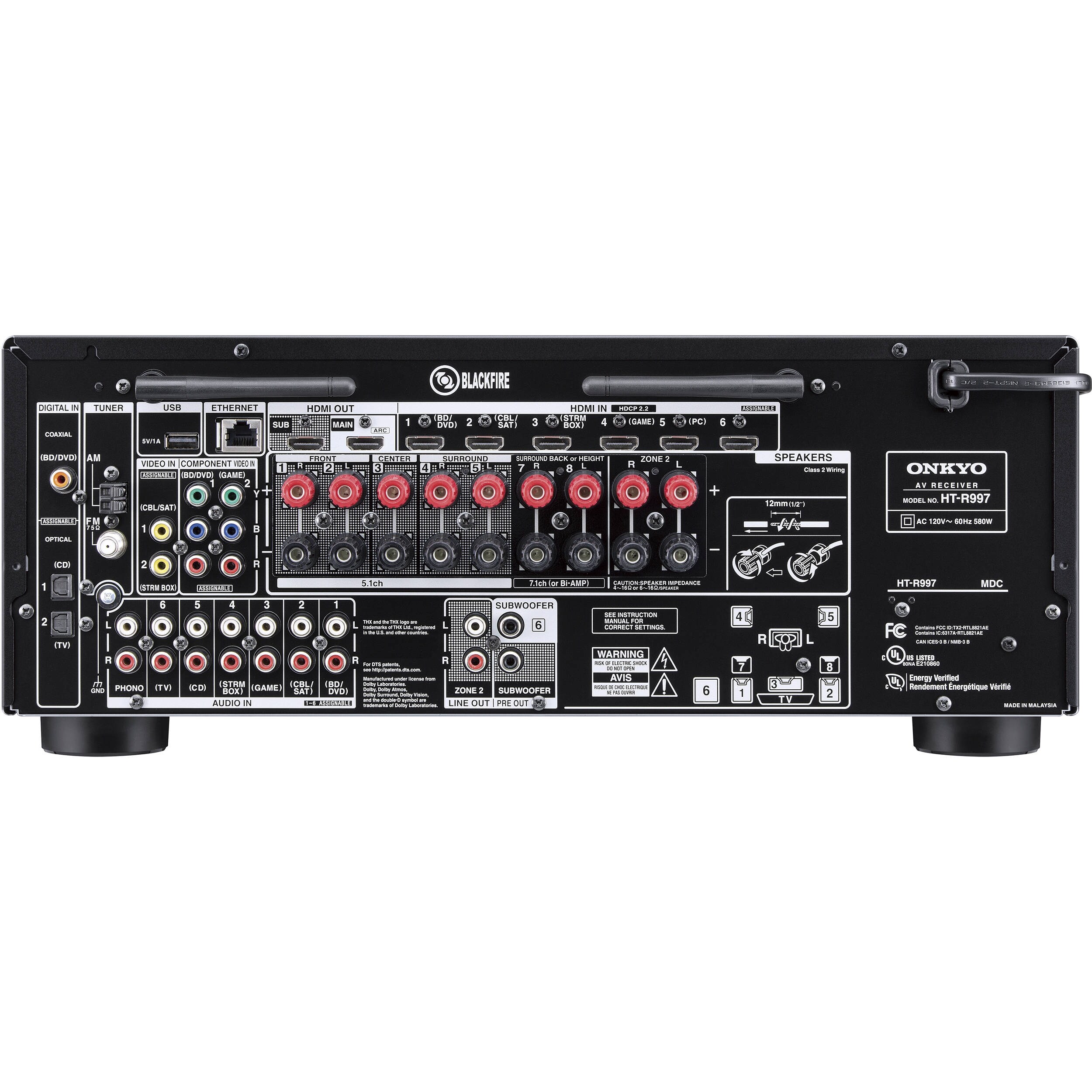 Shop Onkyo Ht S9800thx 7 1 Channel Network Home Theater System