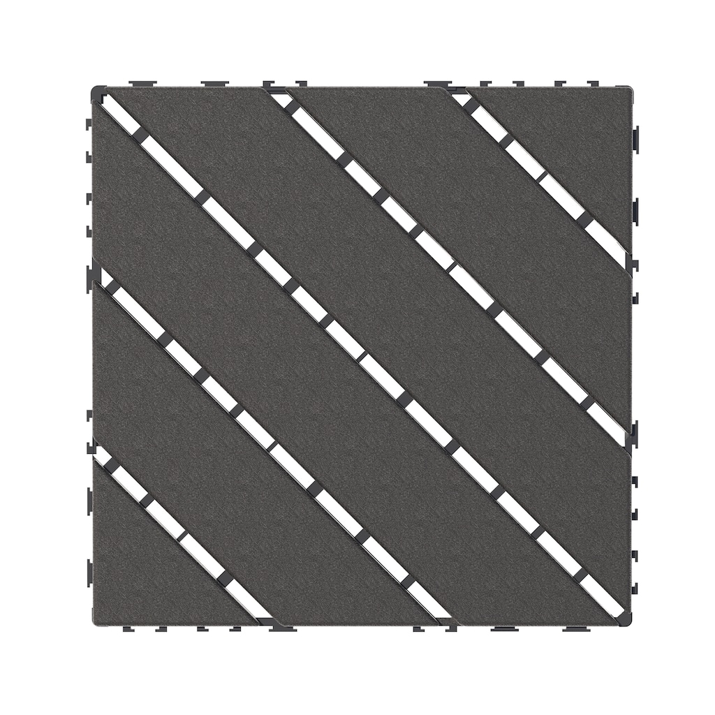 44 Pack Plastic Interlocking Deck Tiles 12"x12" Square Waterproof Outdoor Deck Tiles All Weather for Poolside Balcony Backyard